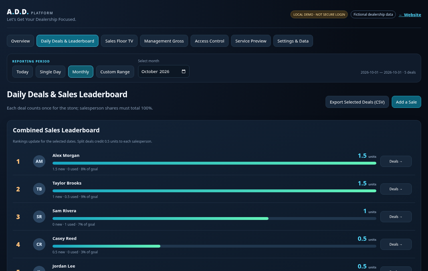 A.D.D. daily deals screenshot